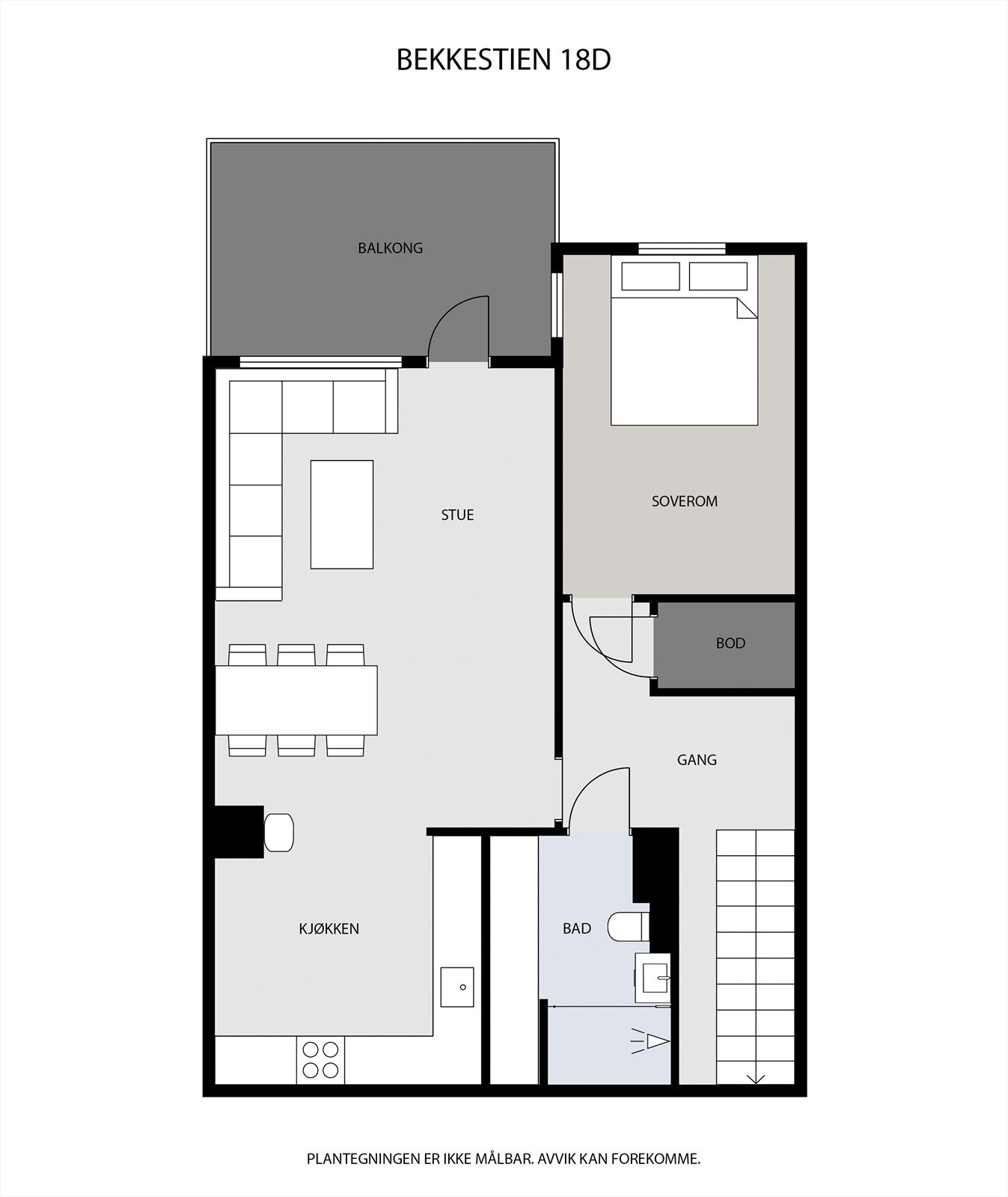 Plantegning 1ETG Galleribilde