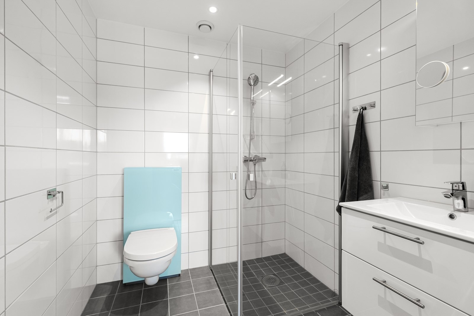 Hvem ønsker seg ikke et strøkent "en suite" baderom Galleribilde