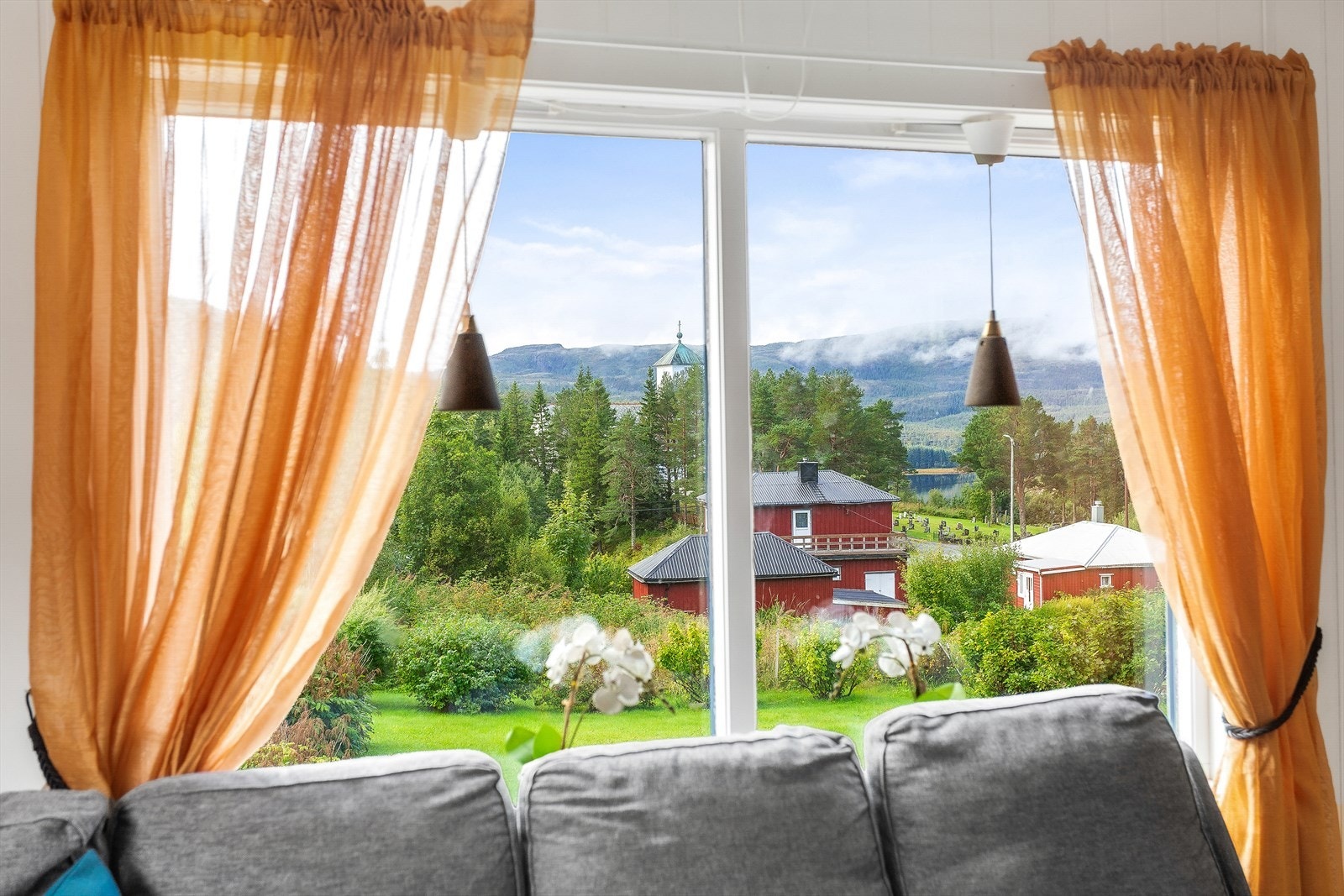 Utsikten fra stuevinduet Galleribilde