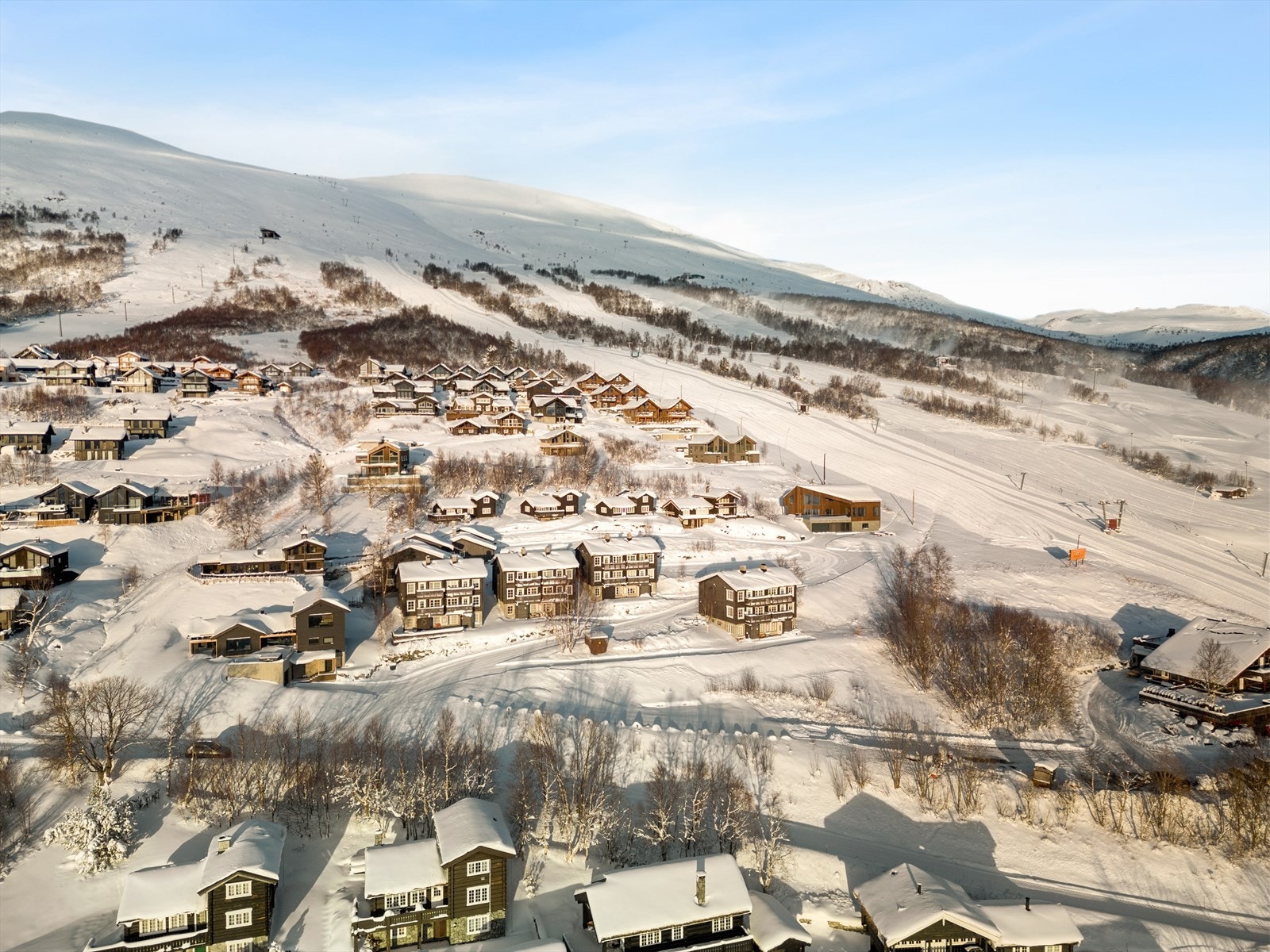 Her ligger alt til rette for å virkelig nyte både helger og ferier i et snøsikkert vinterland. Galleribilde