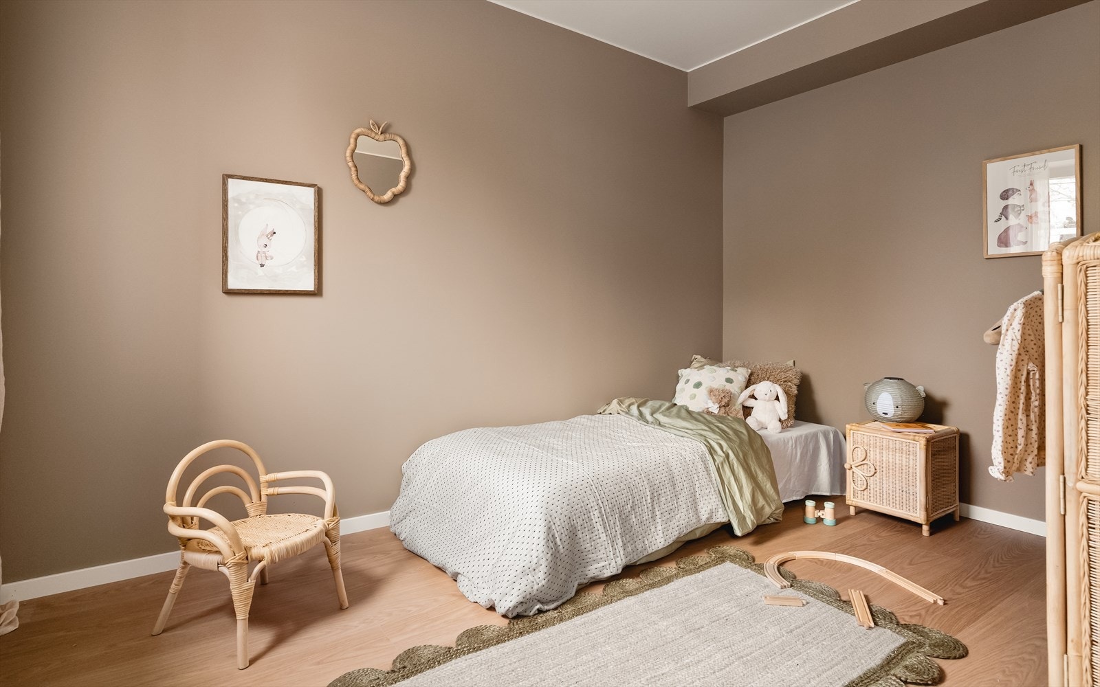 Soverommet måler 8,3 kvadratmeter. Galleribilde