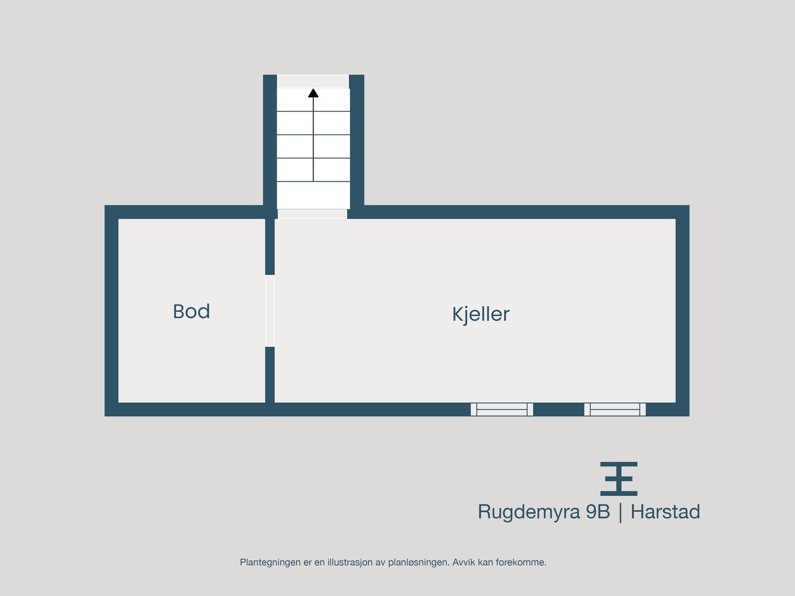 Plantegning kjeller Galleribilde