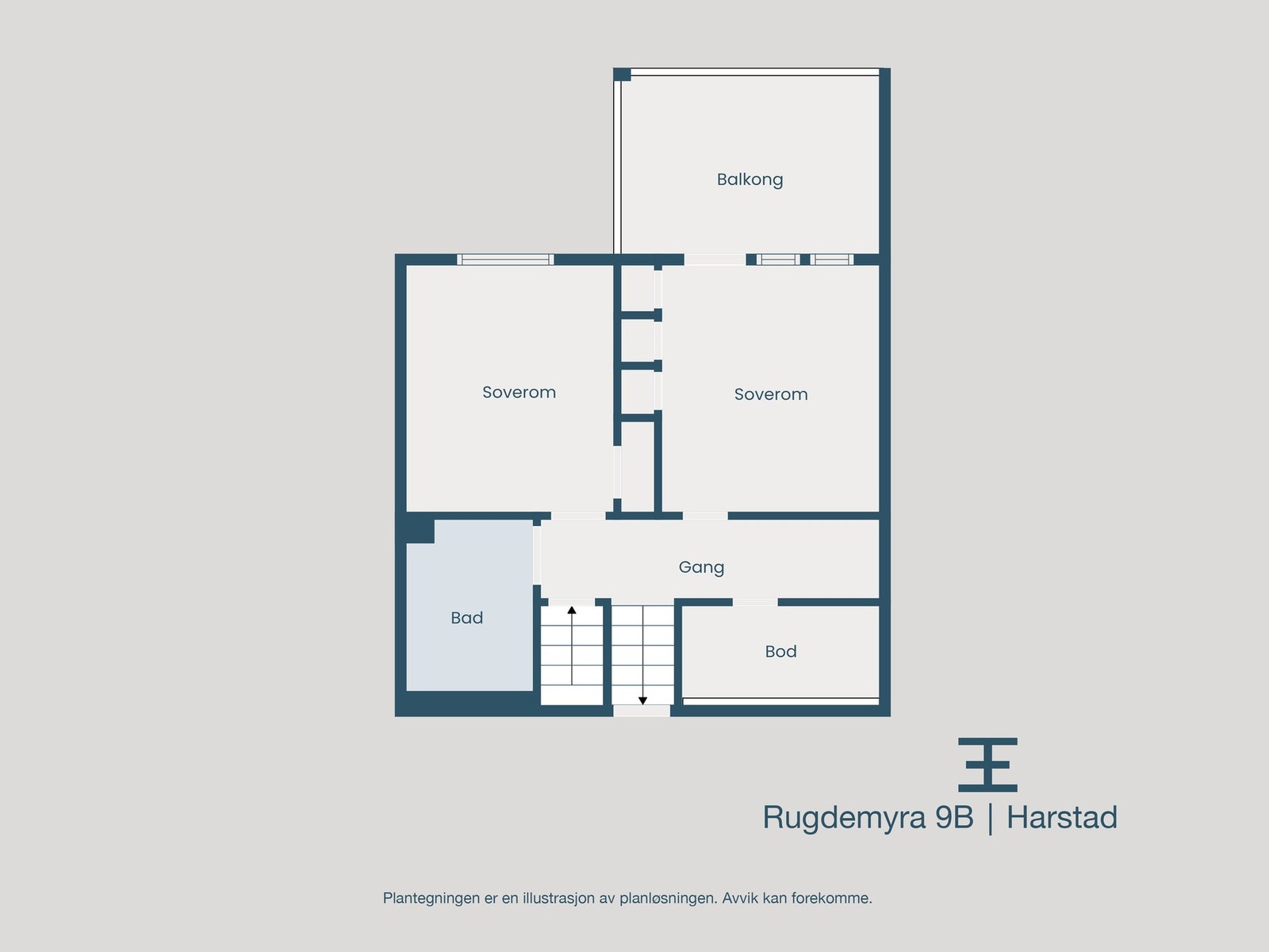 Plantegning underetasje Galleribilde