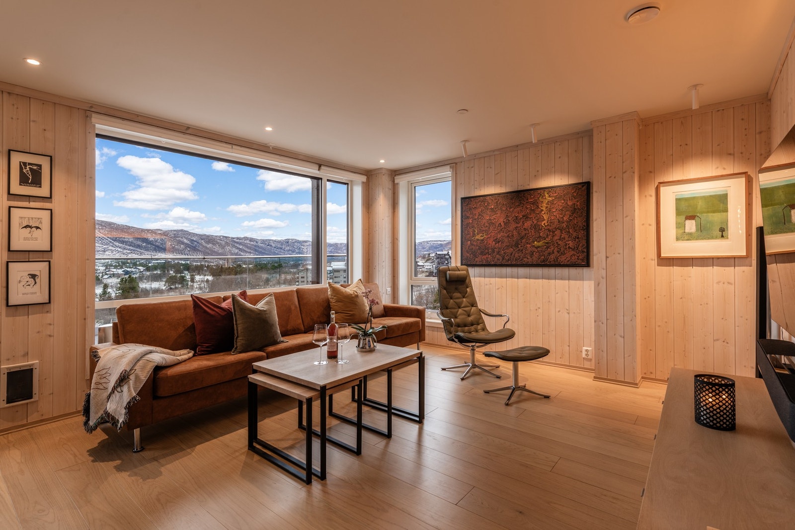 Fantastisk utsikt fra stuen Galleribilde