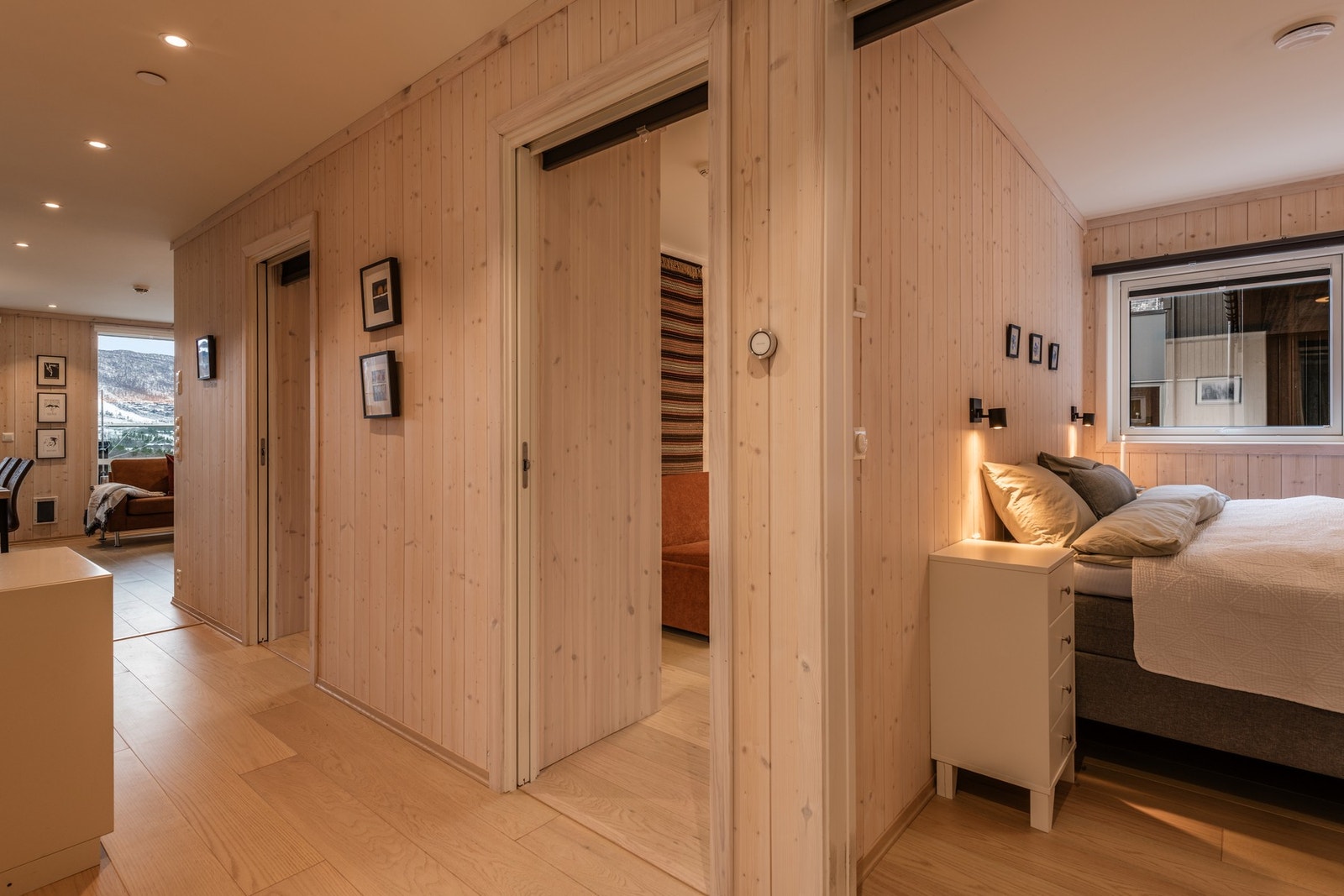 Leiligheten har tre koselige soverom Galleribilde