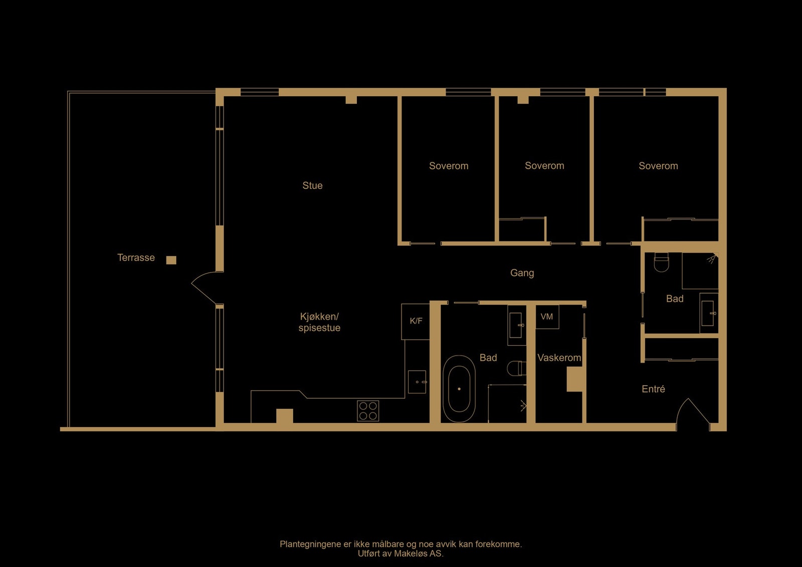 Plantegning - illustrasjon, avvik kan forekomme Galleribilde