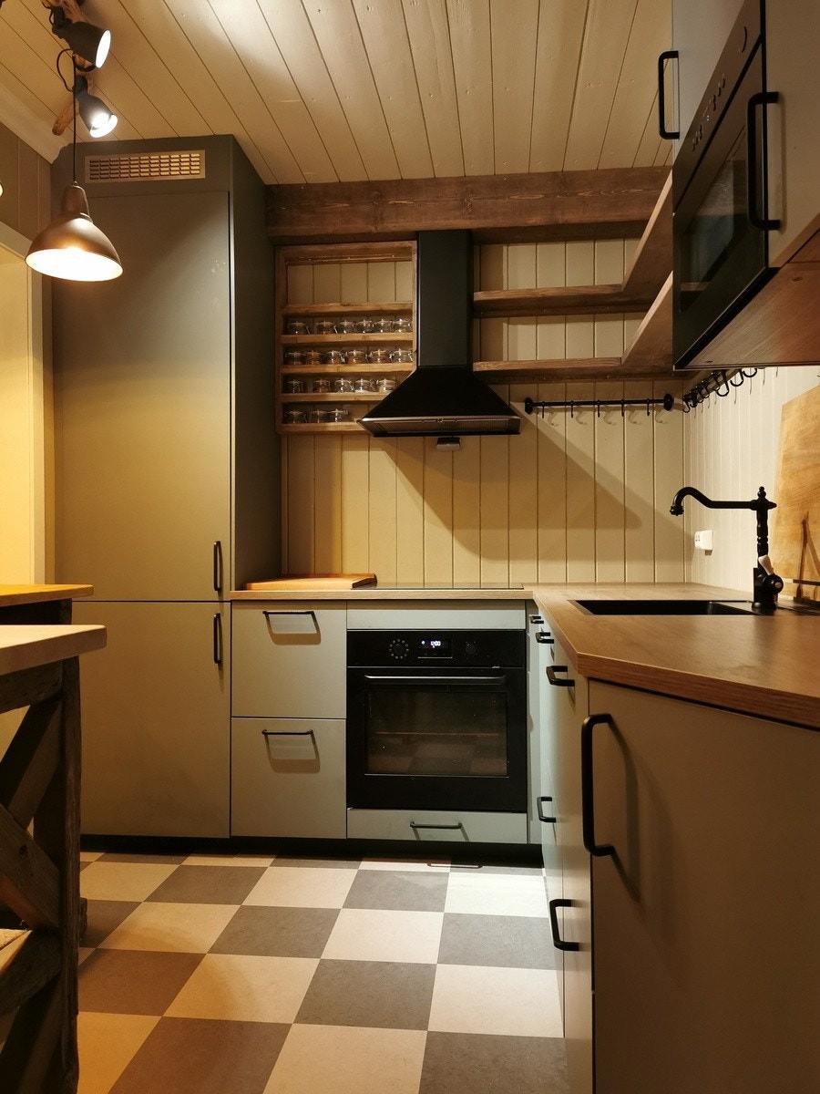 Nytt kjøkken fra 2020 (IKEA) med integrert hvitevarer Galleribilde