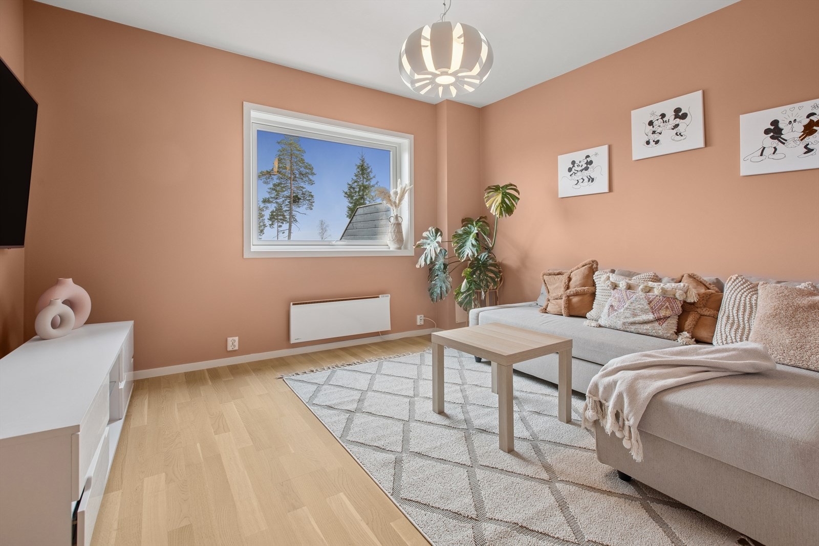 Stuen i underetasjen passer perfekt for familien. Galleribilde