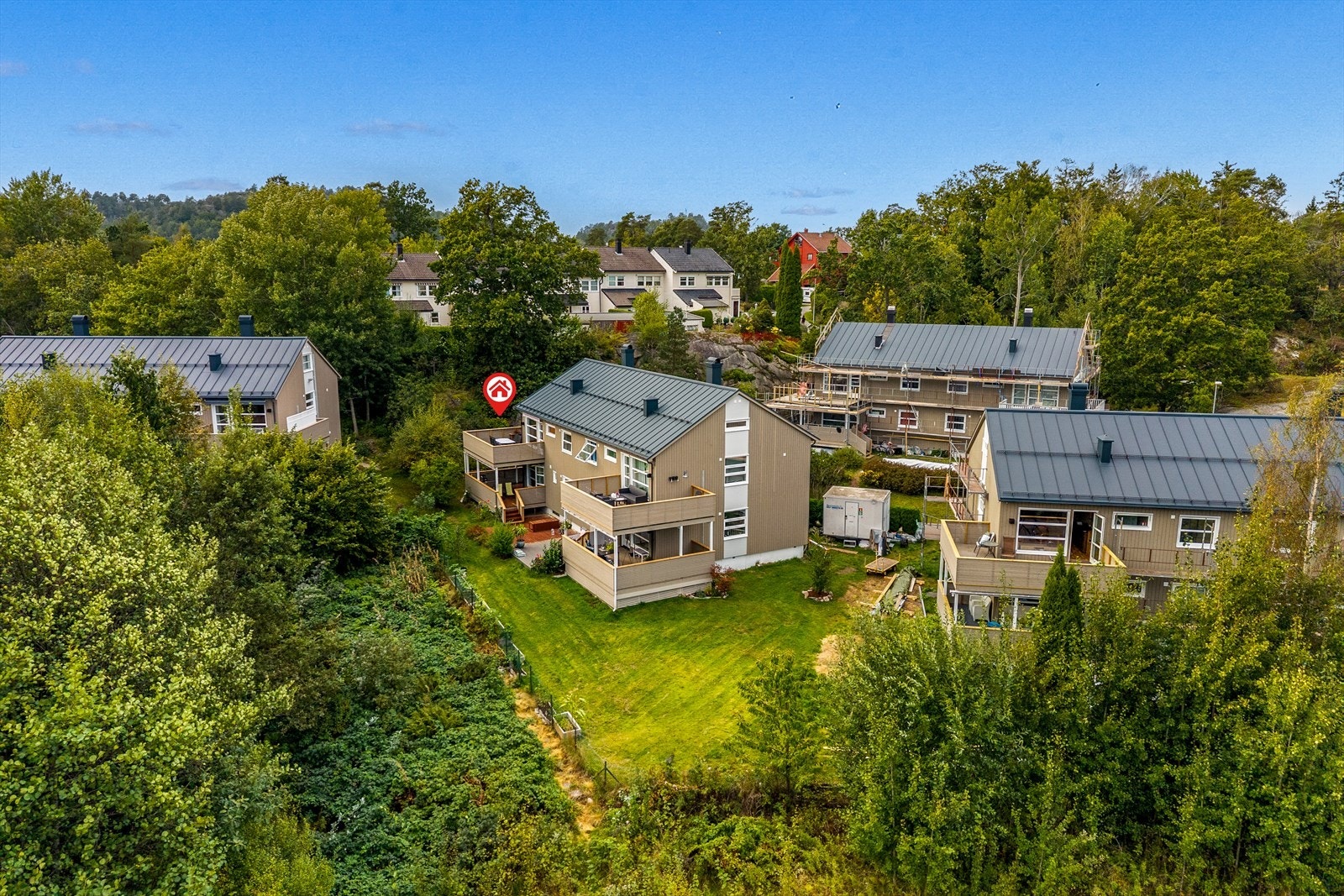 Rolig og fredelig område. Galleribilde