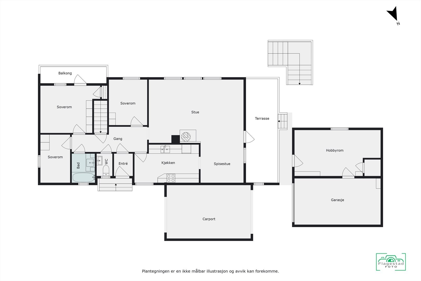 Plantegning Galleribilde