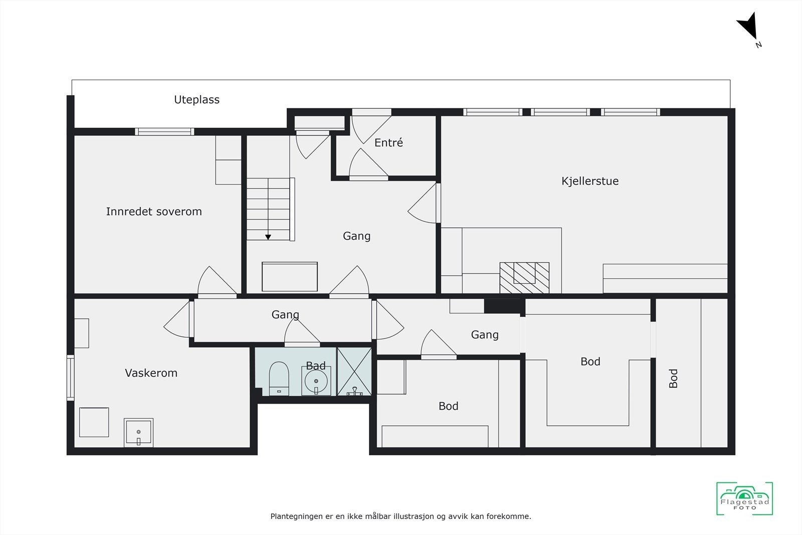 Plantegning Galleribilde