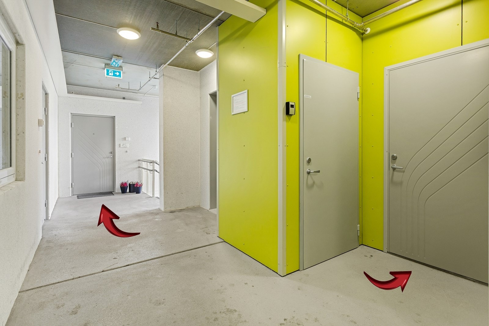 Boden er ved inngangen til leiligheten, praktisk! Galleribilde