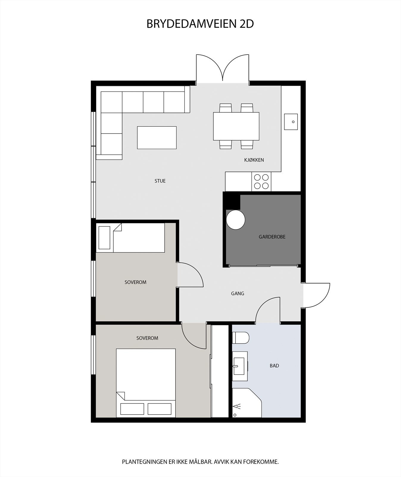 Plantegning Galleribilde