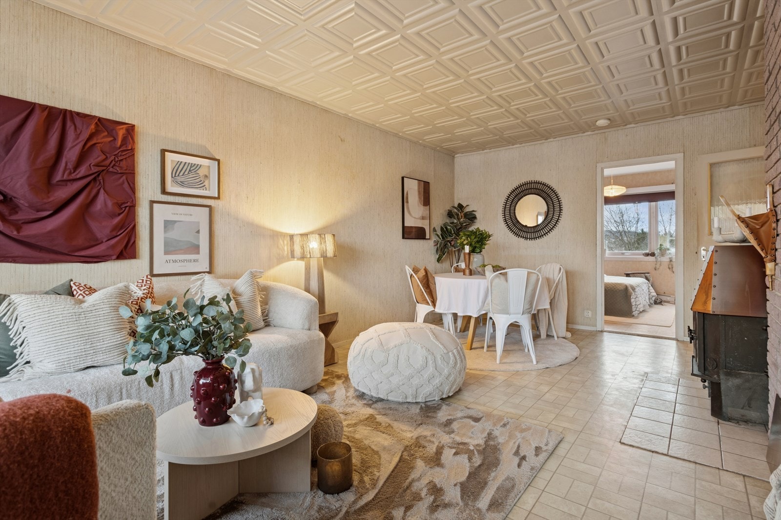 Vedovnen gir god stemning og bidrar til lave og forutsigbare oppvarmingskostnader. Galleribilde