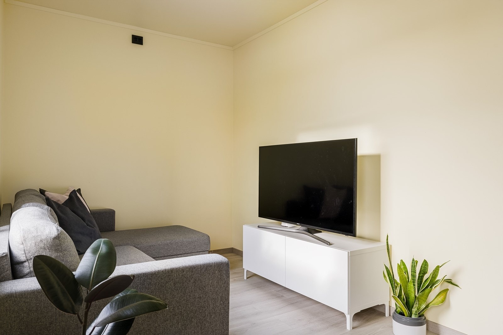 Alternativt kan man innrede en liten lesekrok eller TV-krok i den ene enden av stua. Galleribilde