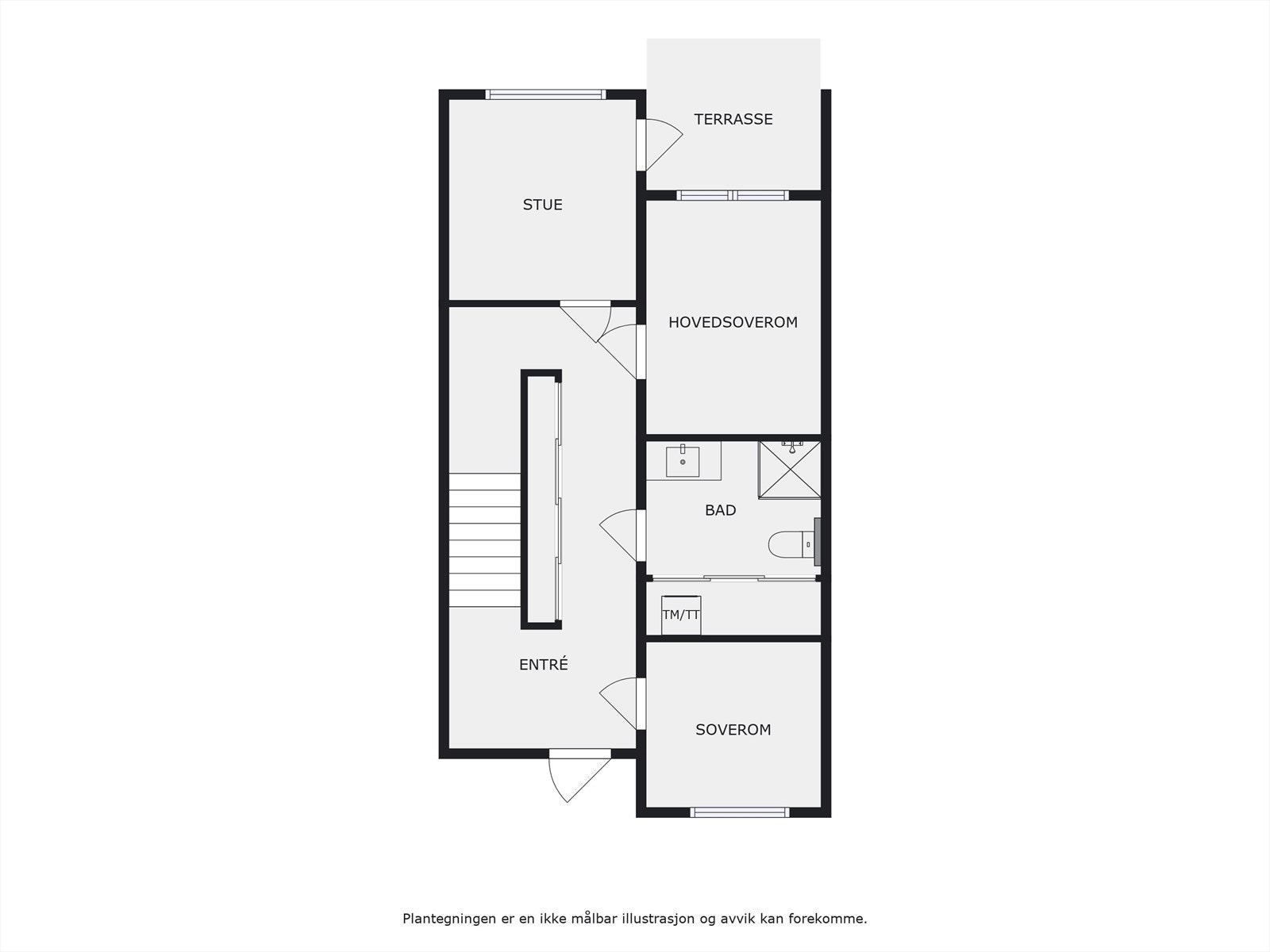 Plantegning 1. etasje. Galleribilde