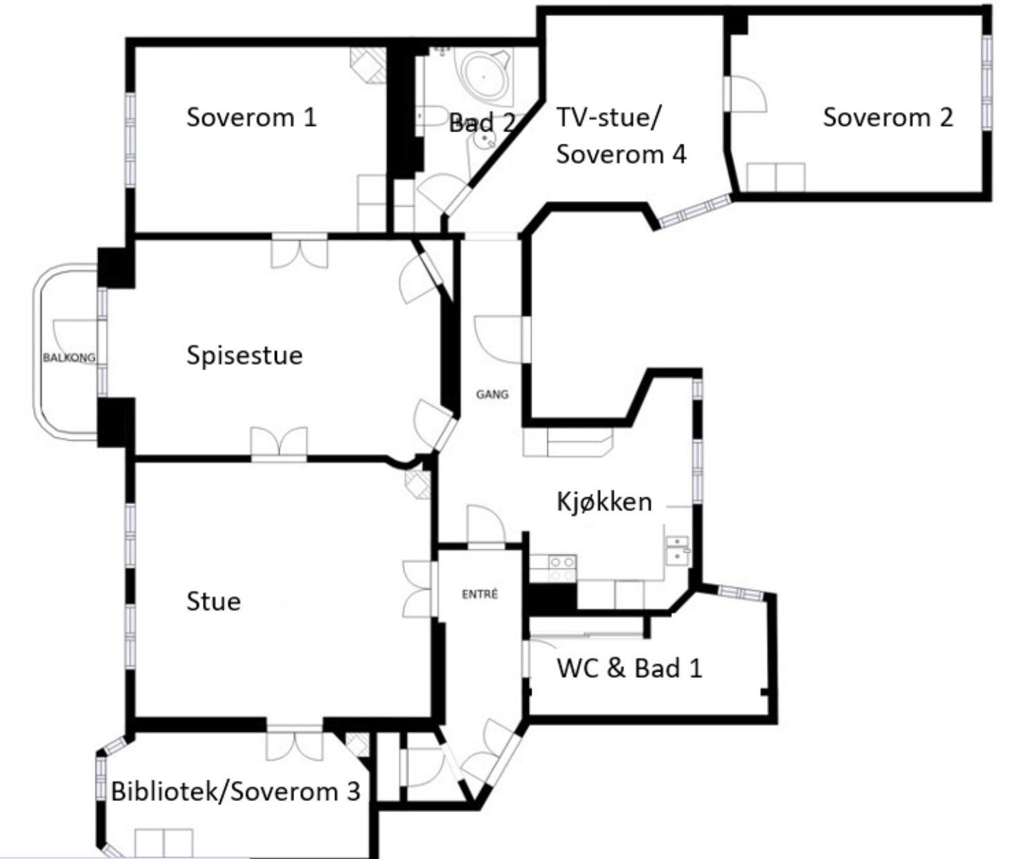 Plantegning. Galleribilde