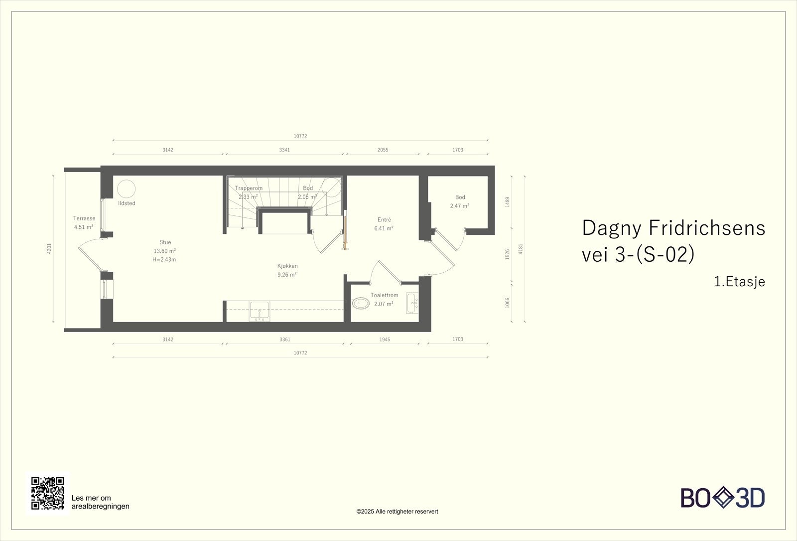 Plantegning - 1. etasje. Galleribilde
