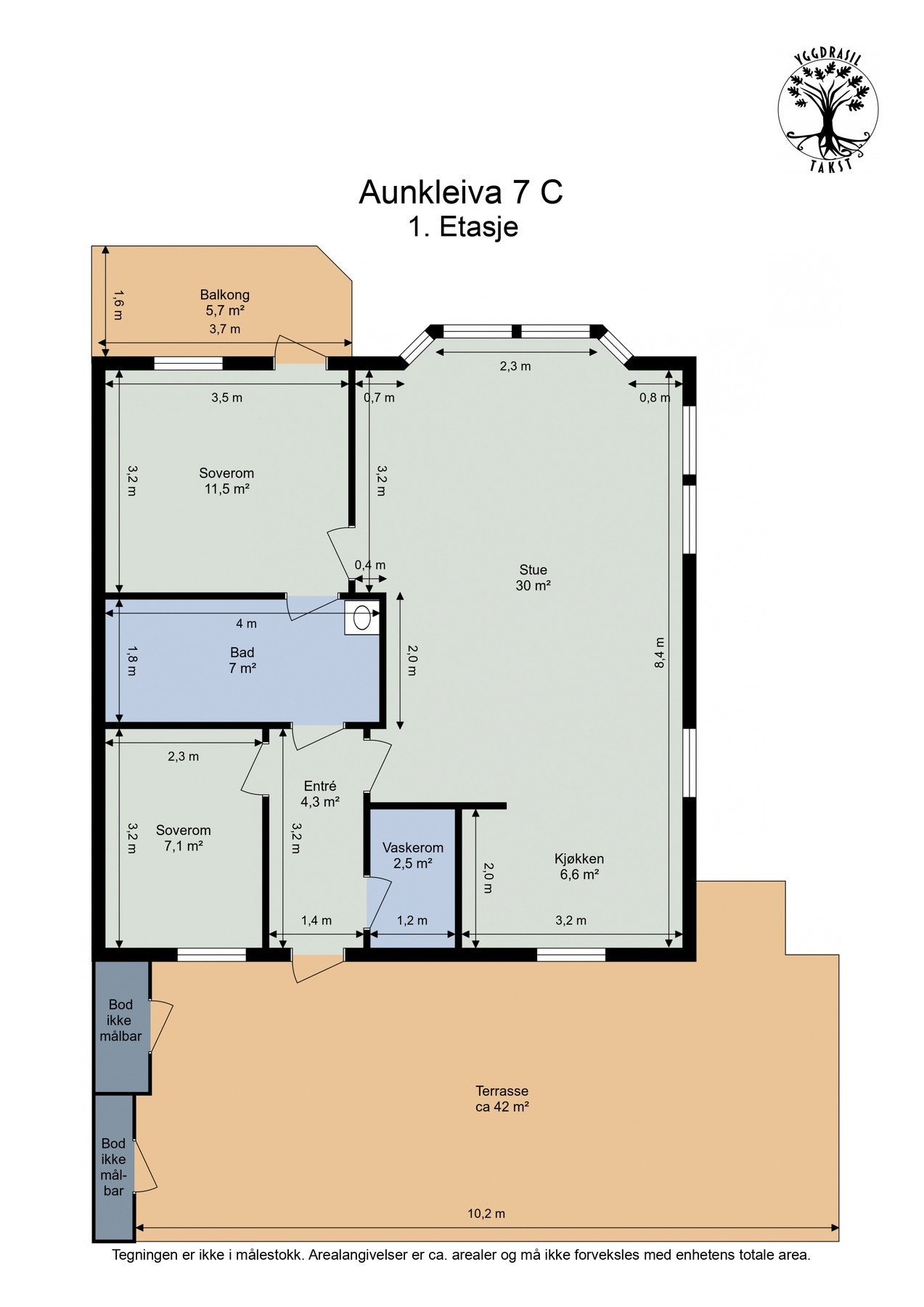 Planskisse Galleribilde