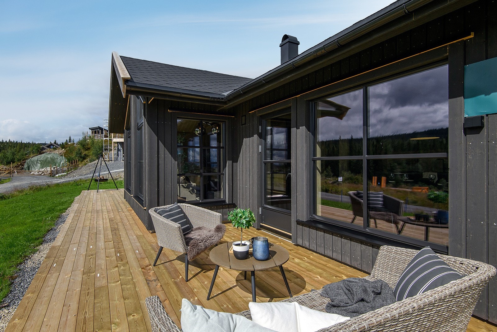 Her har du gode muligheter for å kunne nyte godværsdagene. Galleribilde