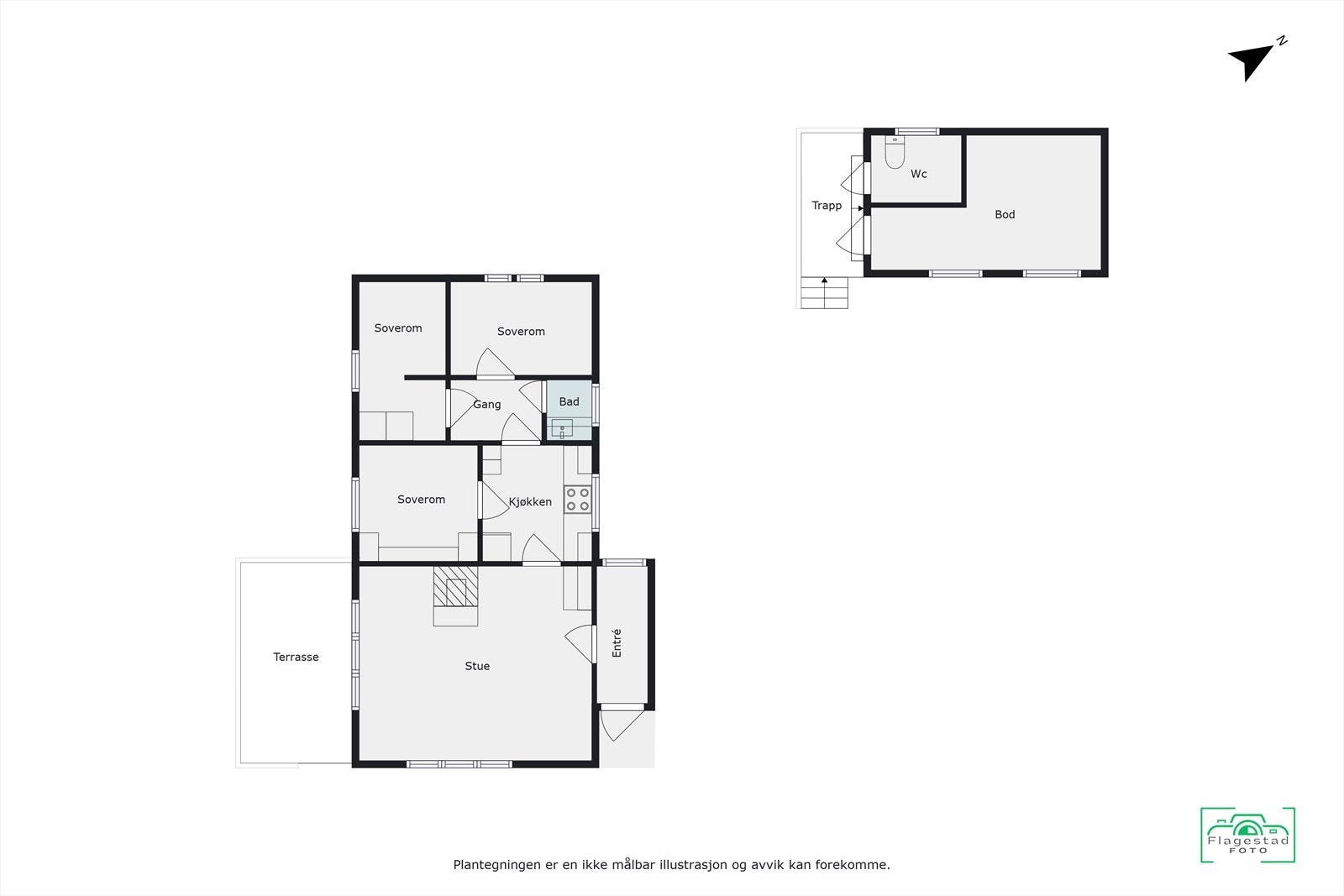 Plantegning Galleribilde