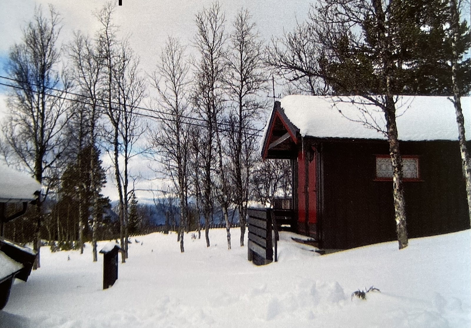 Hytta, vinterstid (Selgers bilde) Galleribilde