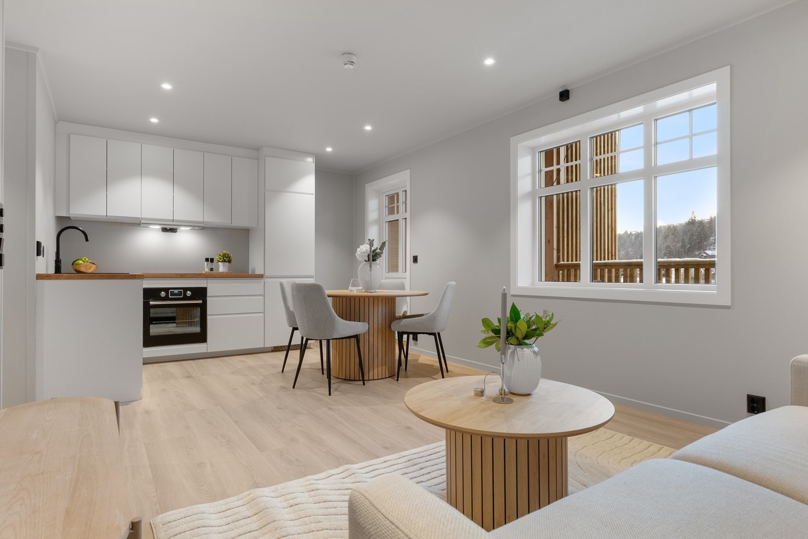 Leilighetene i 1. etasje er på ca. 49,9 kvm. Galleribilde