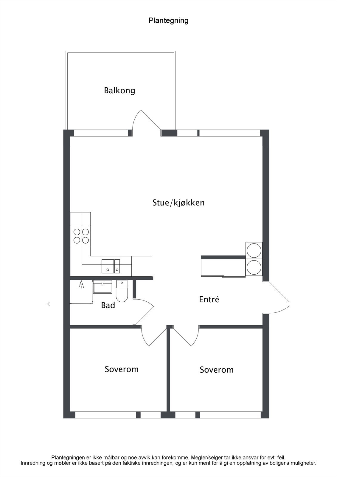 Plantegning. Galleribilde