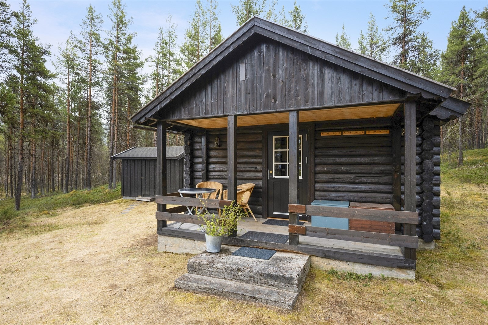 Noen enkle trappetrinn leder deg videre inn. Galleribilde