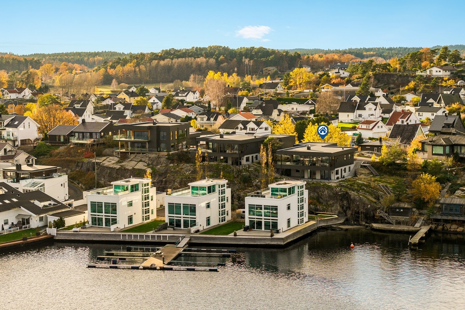 Usjenert, privat og lite vedlikehold- alternativ til livet i leilighet Galleribilde