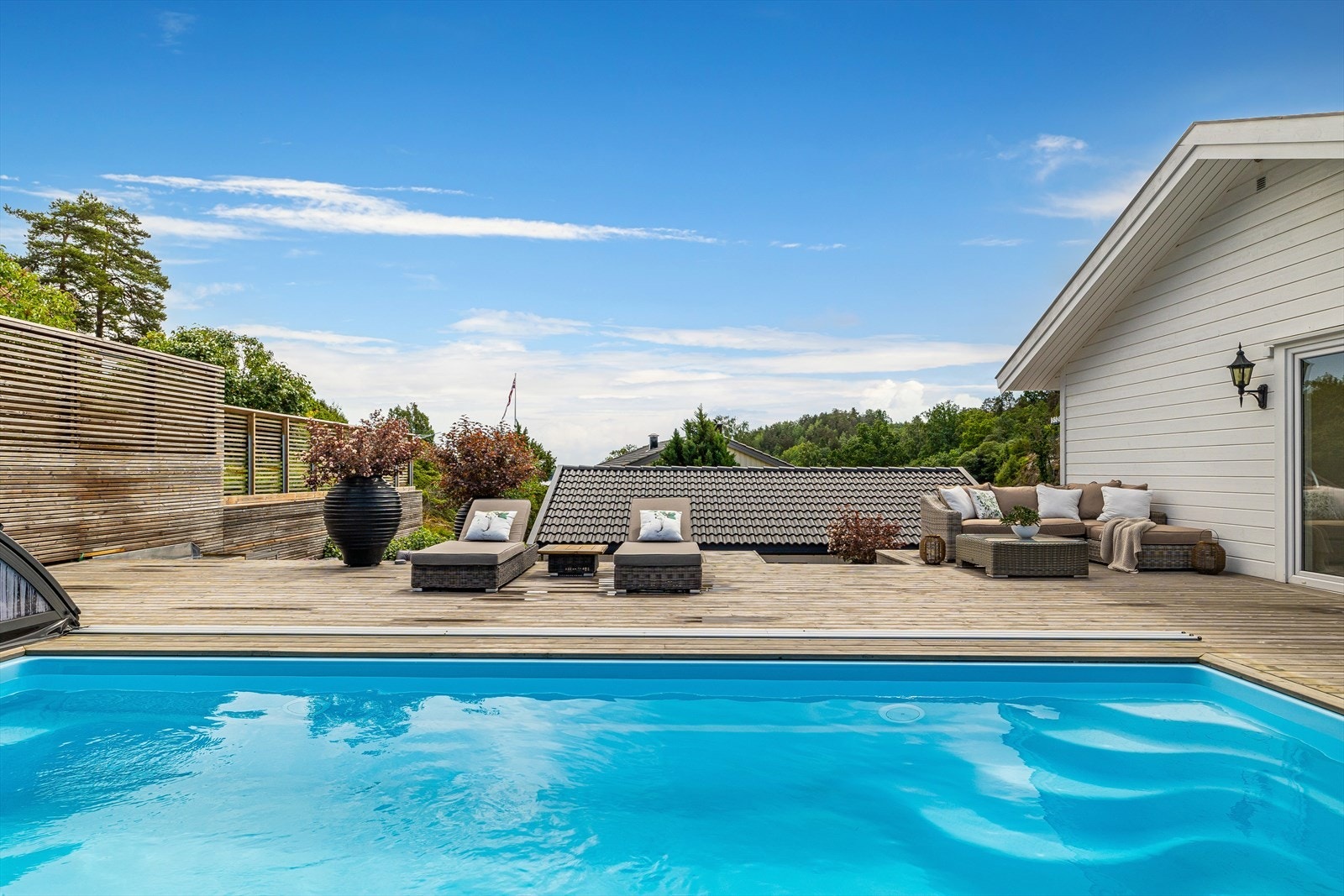 Oppvarmet basseng Galleribilde