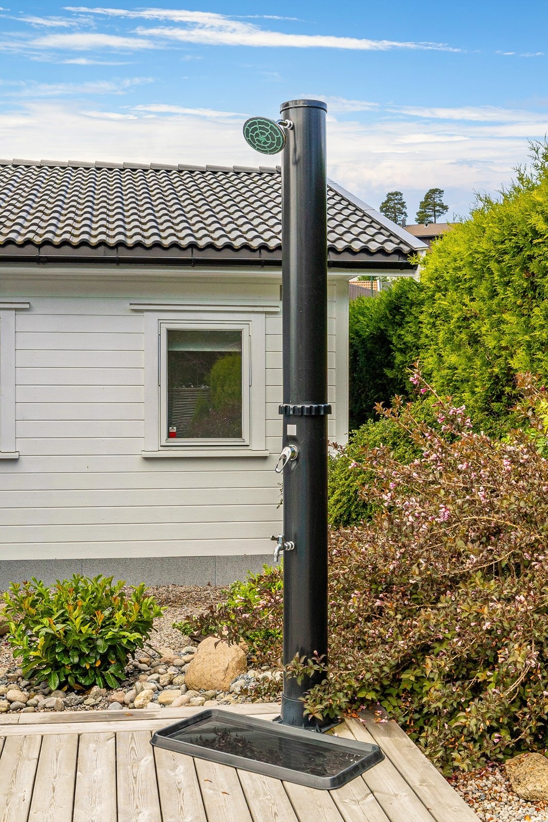 Utedusj med sommervann Galleribilde