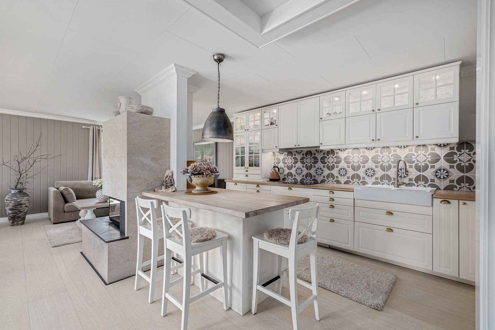 Åpen stue/kjøkken løsning Galleribilde