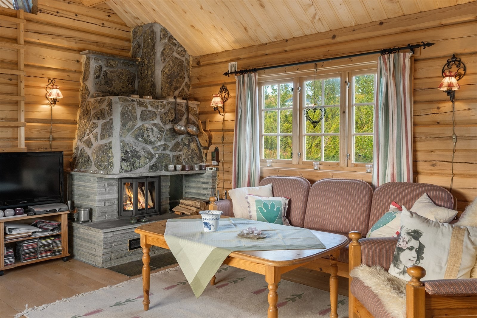 En fin peisovn sørger for både varme og hygge. Galleribilde