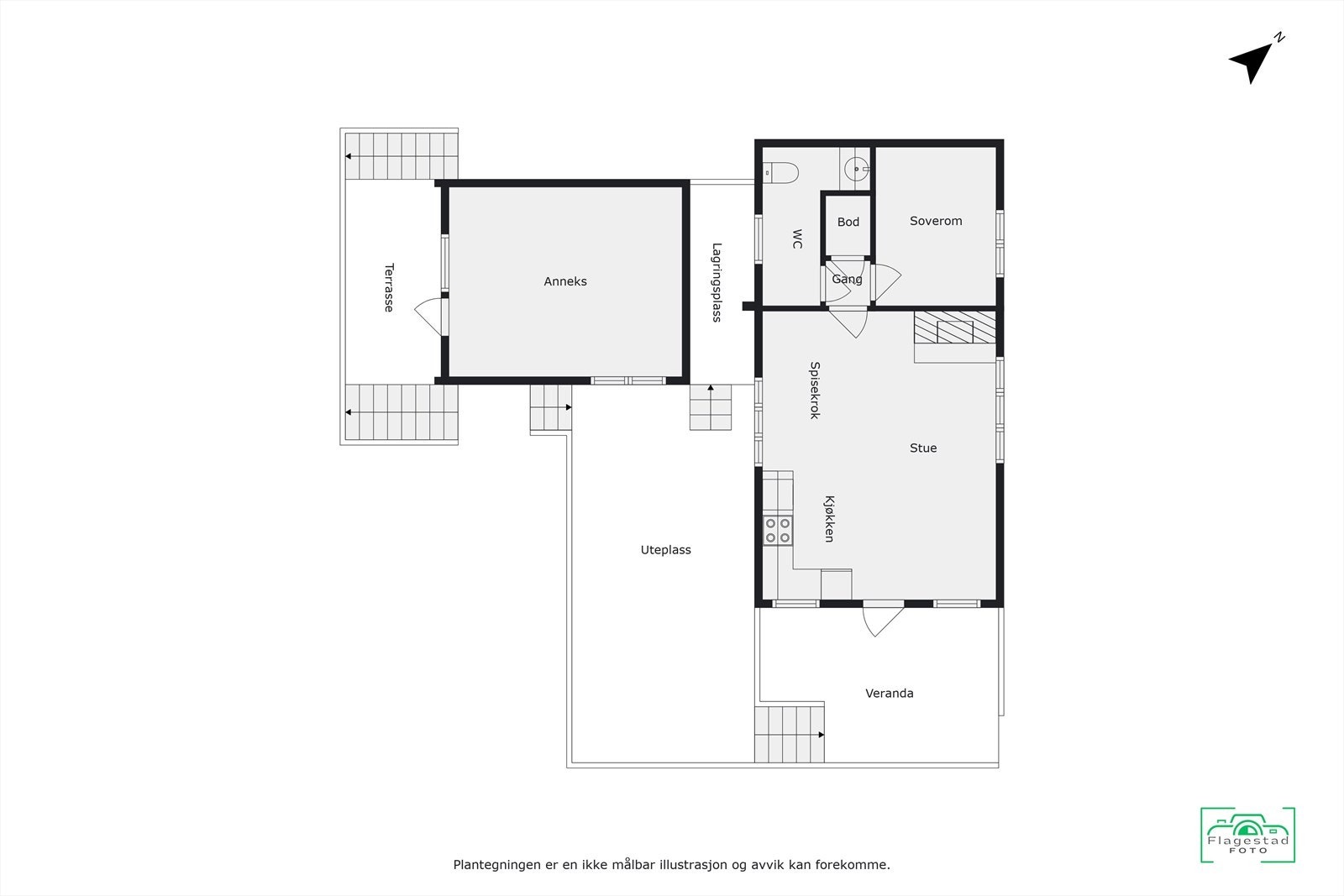 Plantegning Galleribilde