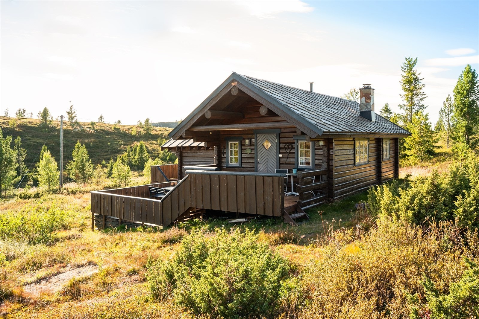 Hytta ble oppført i 2004. Galleribilde