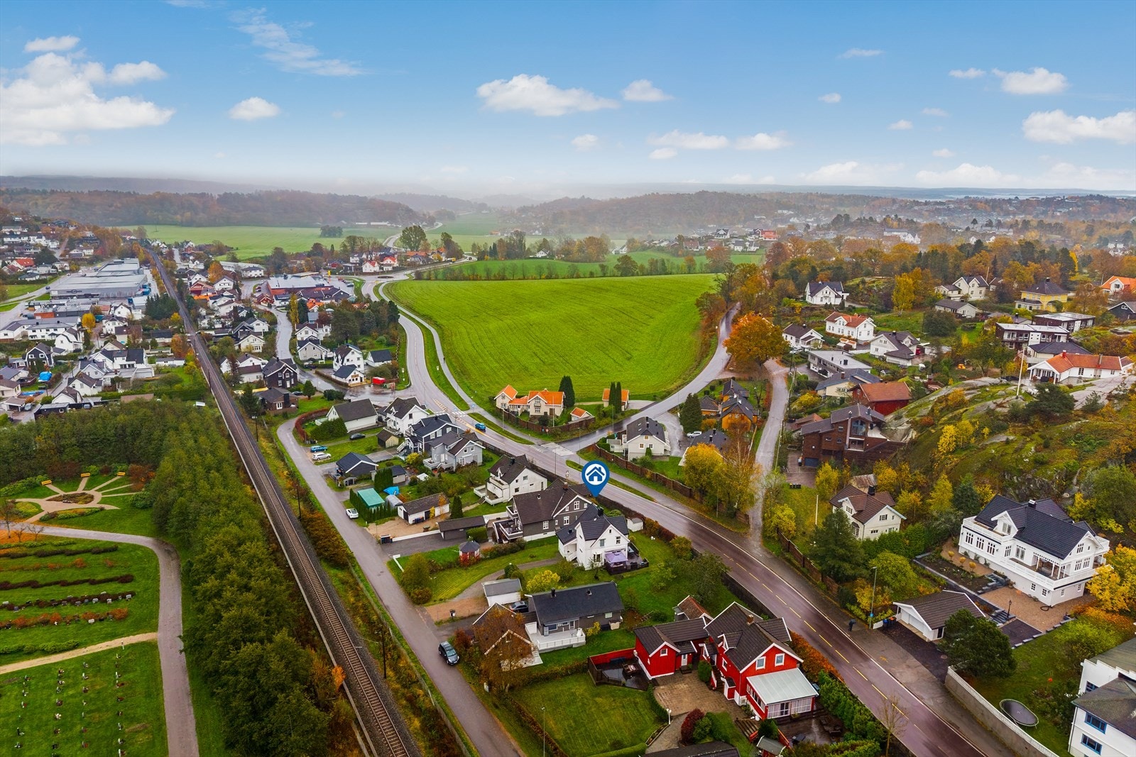 Gangavstand til barnehager, skoler og flotte turområder Galleribilde