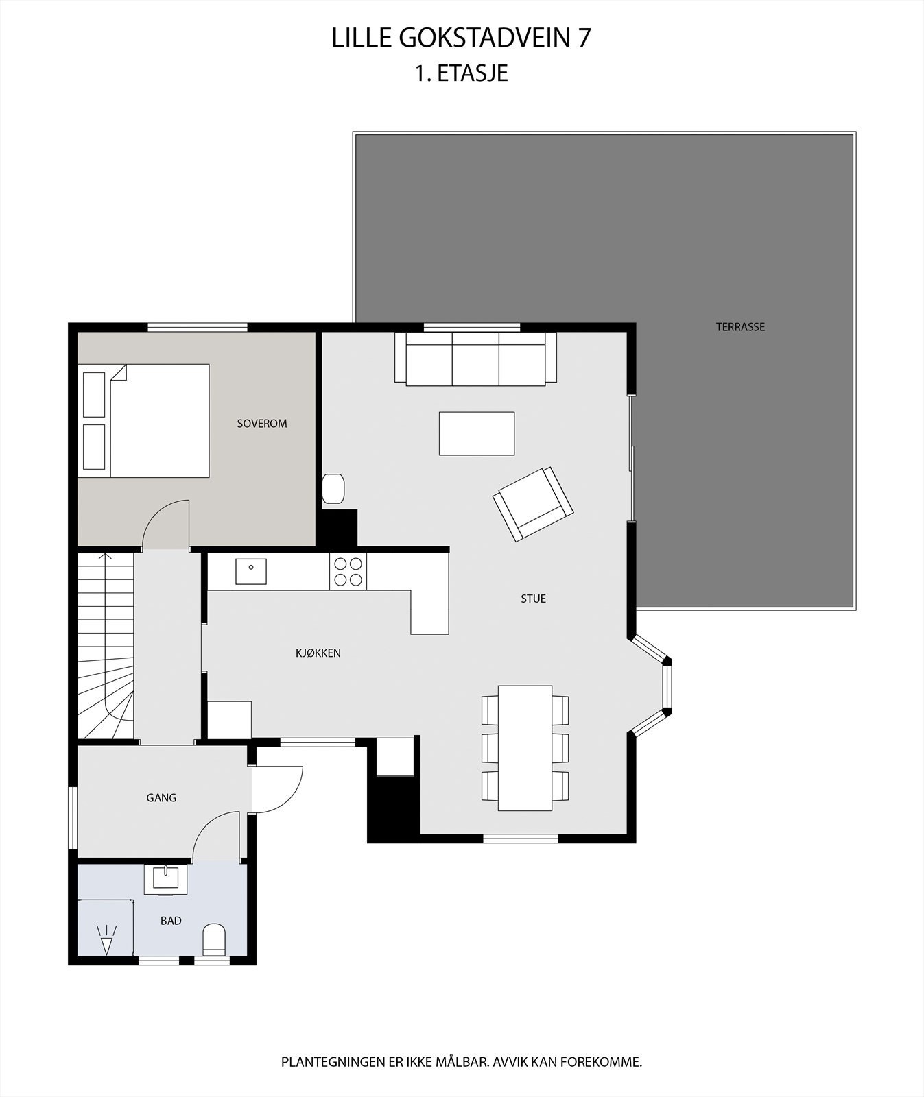 Plantegning 1ETG Galleribilde