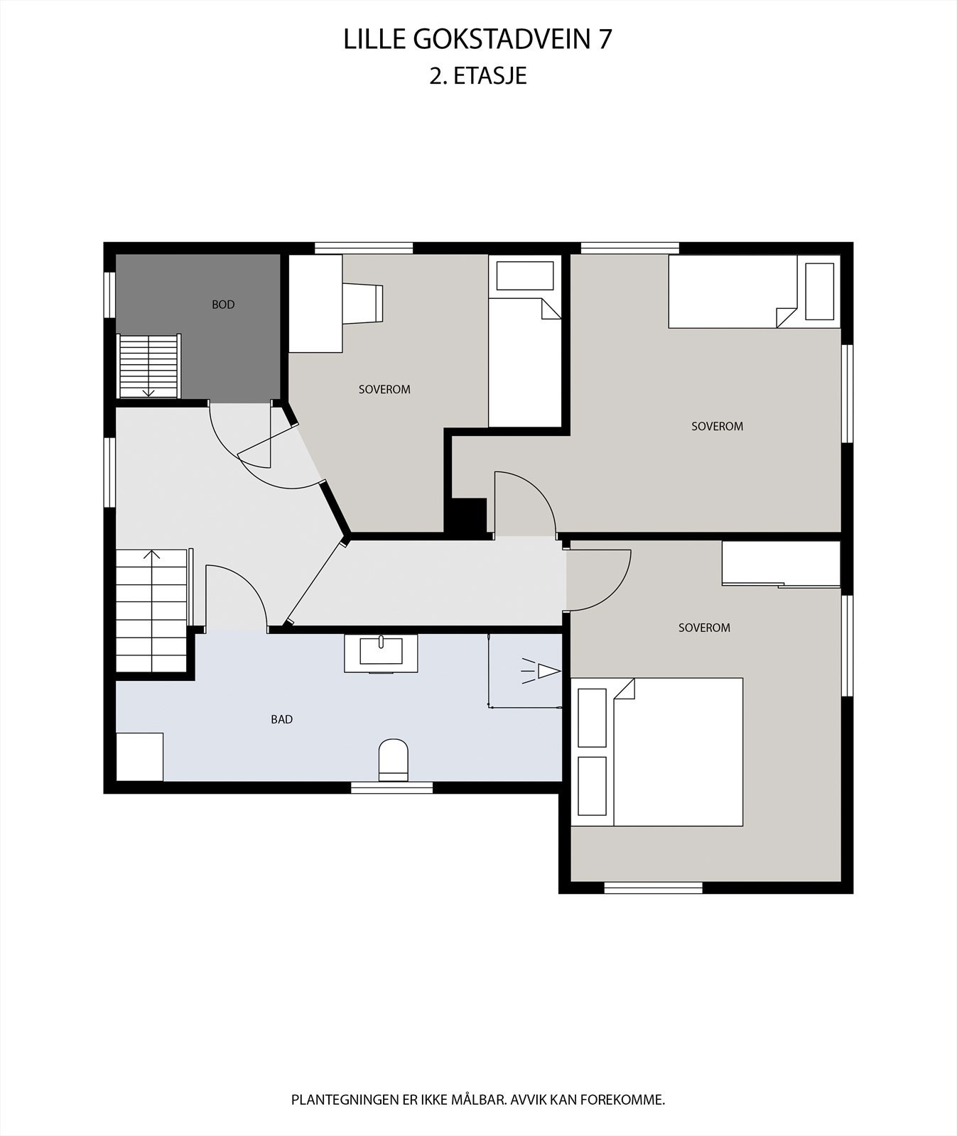 Plantegning 2ETG Galleribilde