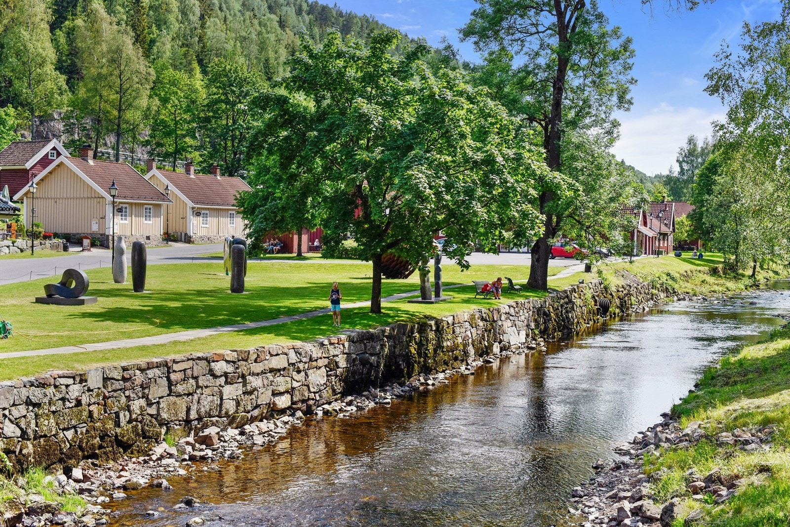 Idyll ved Bærums Verk Galleribilde