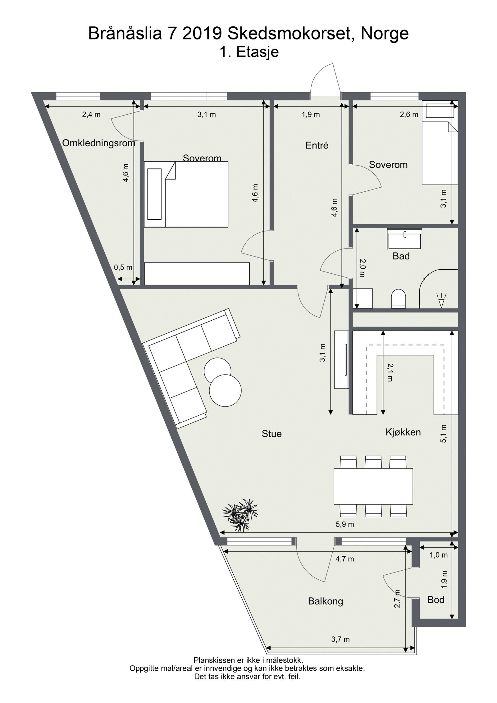 Plantegning. Galleribilde