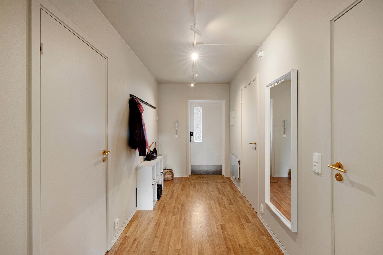 Praktisk kodelås er installert. Galleribilde