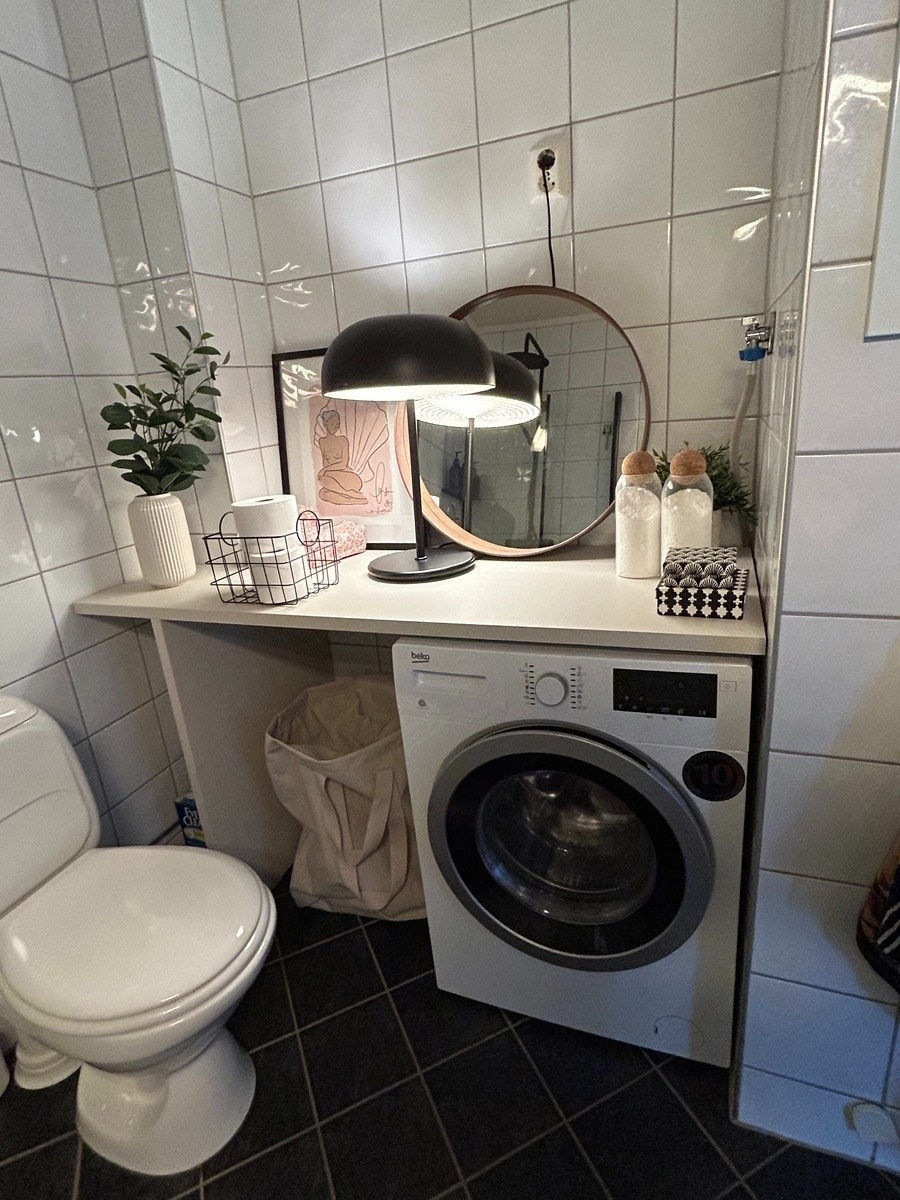 Vaskemaskin medfølger i leieprisen. Galleribilde