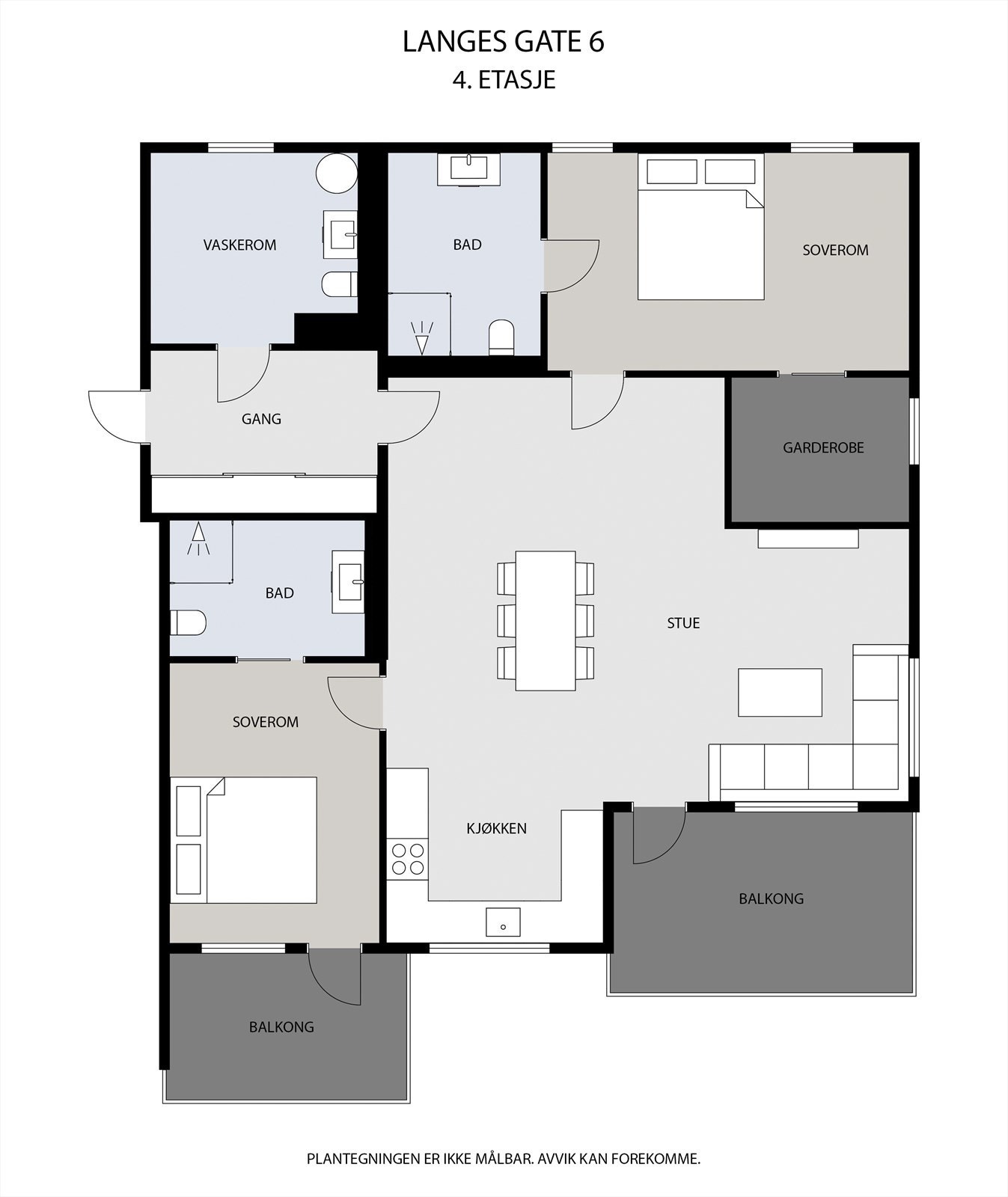 Plantegning Galleribilde