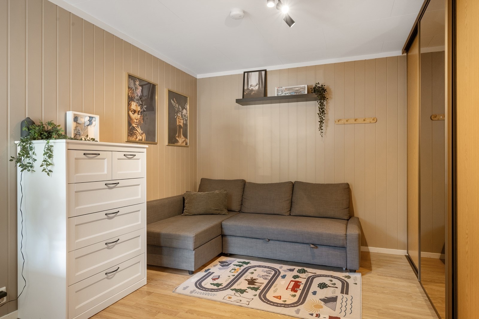 Det er to soverom i leiligheten. Galleribilde