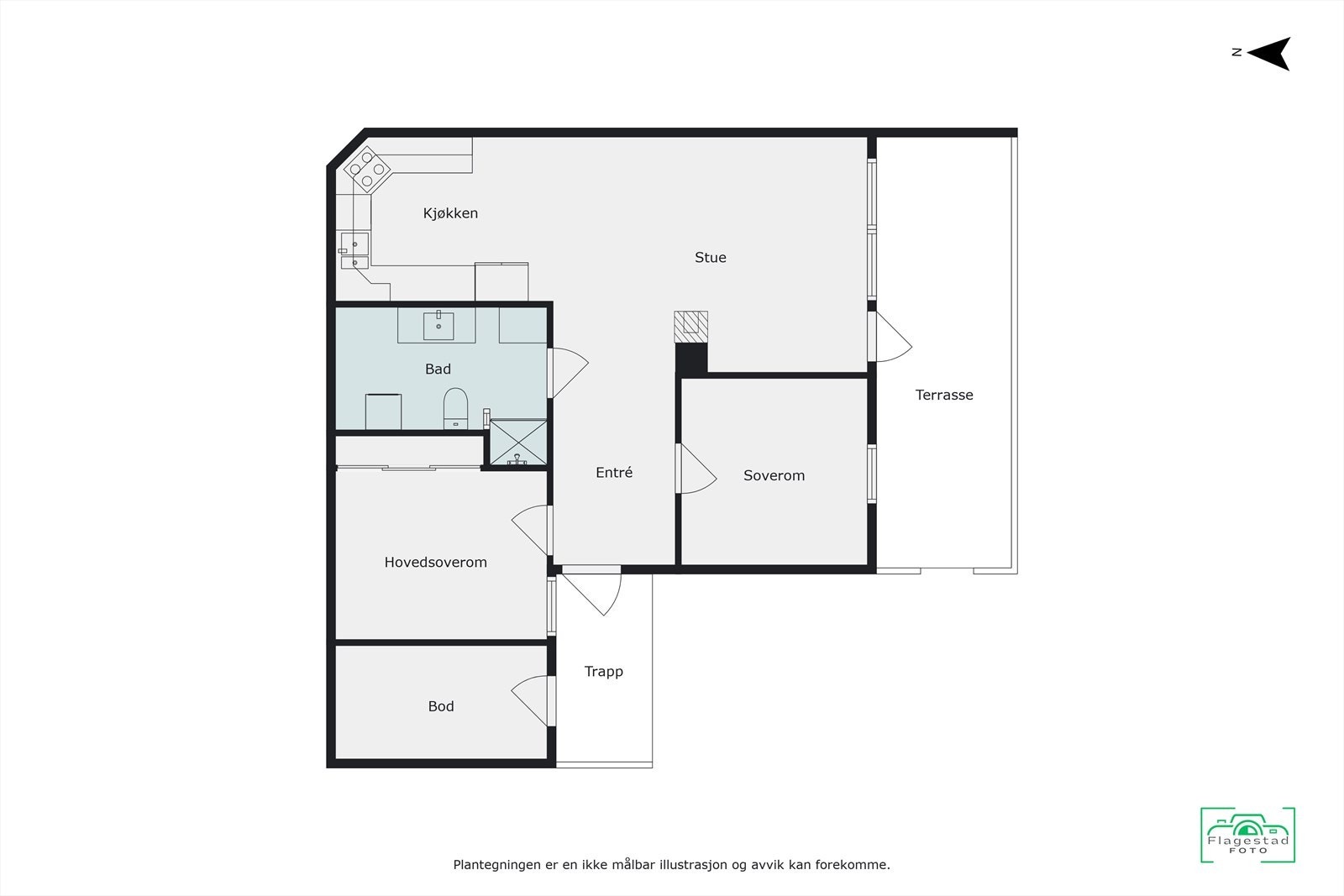Plantegning Galleribilde