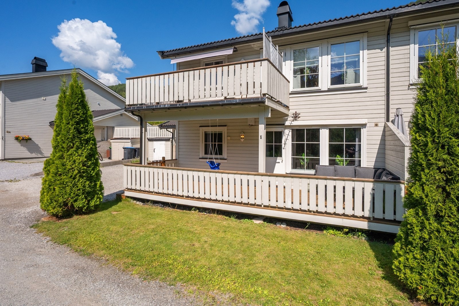 Leiligheten ligger på bakkeplan. Galleribilde