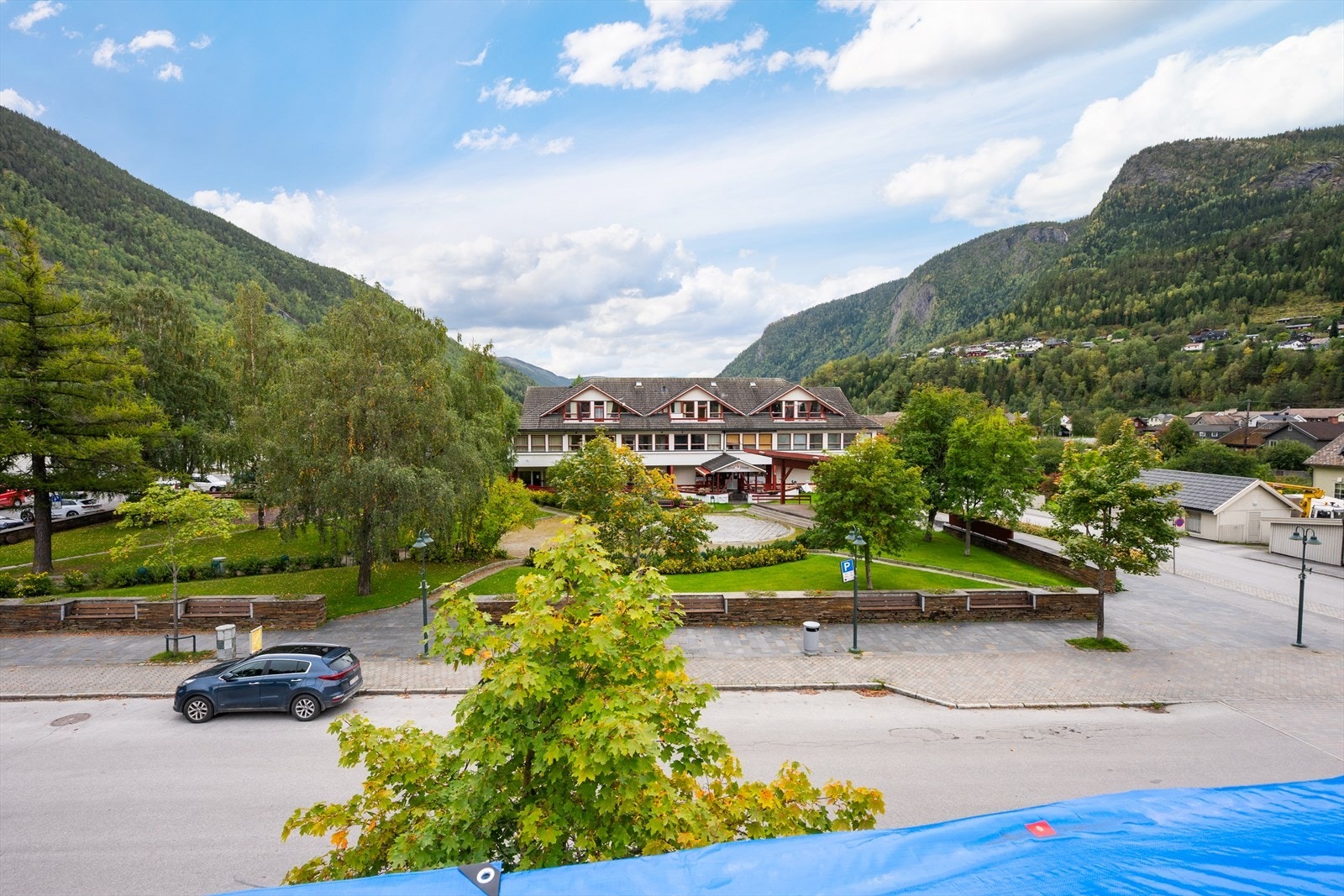 Herfra er det fin utsikt til omkringliggende områder. Galleribilde