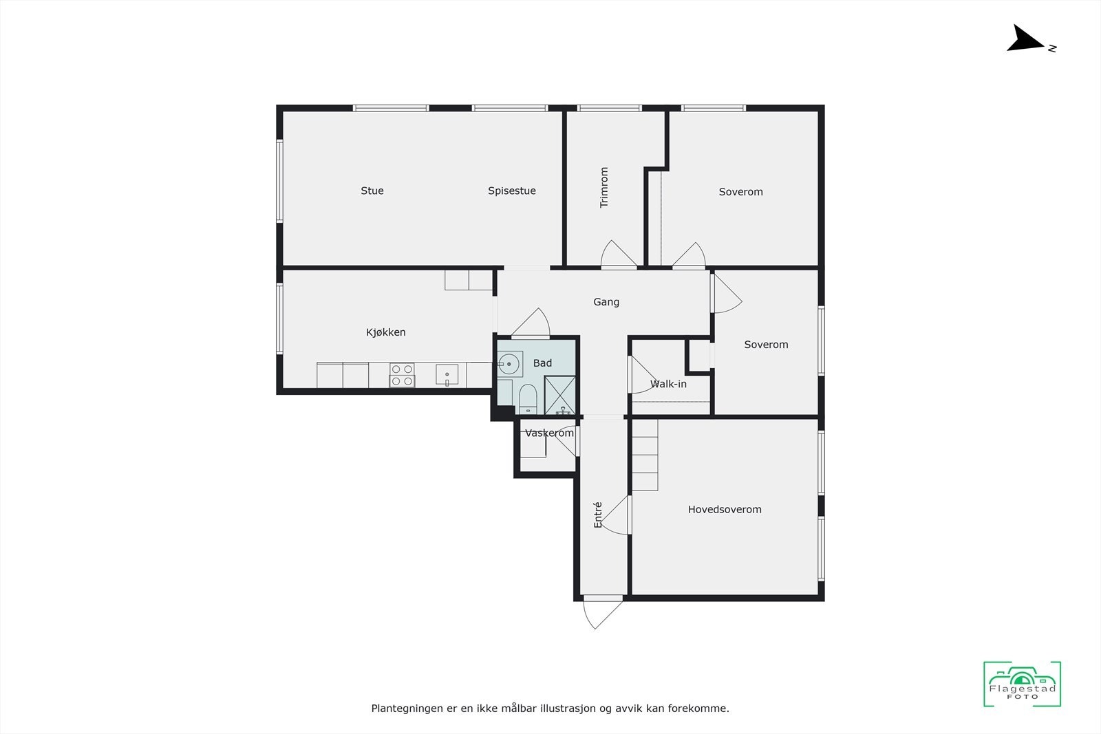 Plantegning Galleribilde