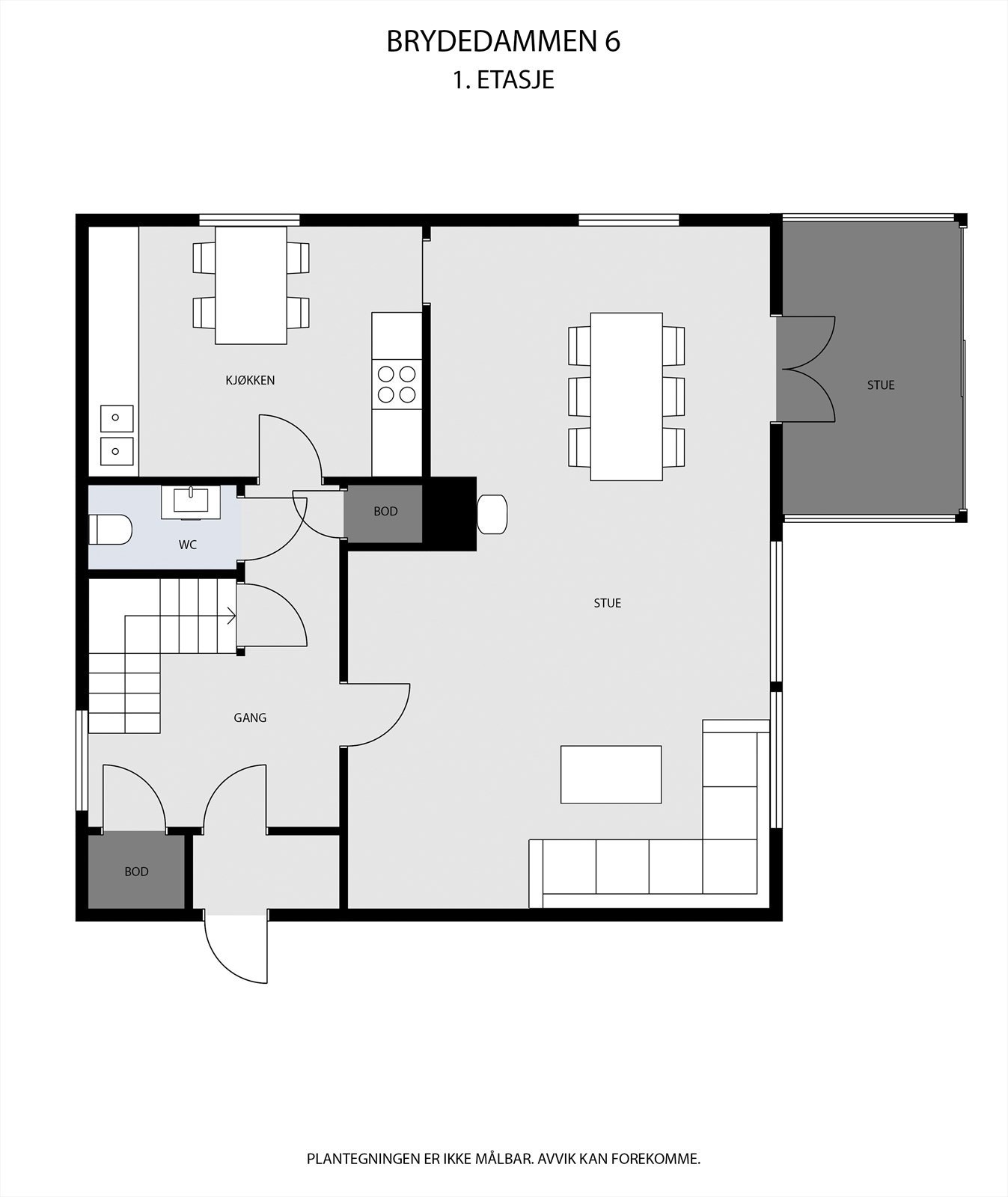 Plantegning 1ETG Galleribilde